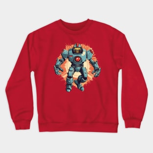 Vintage robot Crewneck Sweatshirt